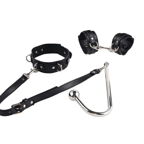 Anal Hooks Cuffs and Hook Elegant Beaded Collar with 5334 Anal 0817